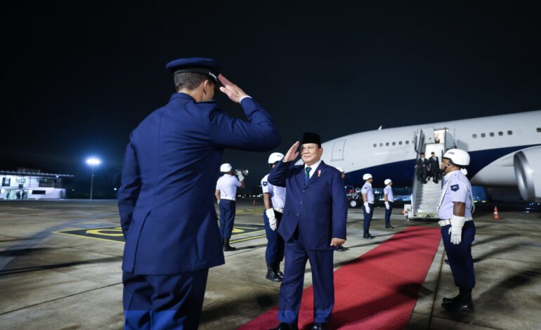 Usai dari Peru, Prabowo Sambangi Brasil untuk G20