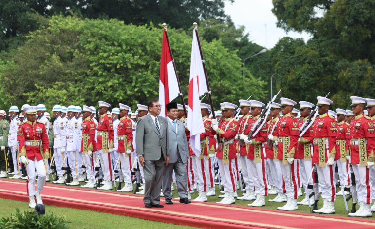 PM Ishiba dan Prabowo berbicara banyak hal, salah satunya soal makan bergizi gratis.