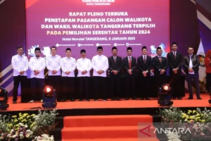 KPU Tetapkan Sachrudin-Maryono Jadi Wali Kota-Wakil Wali Kota Terpilih Tangerang