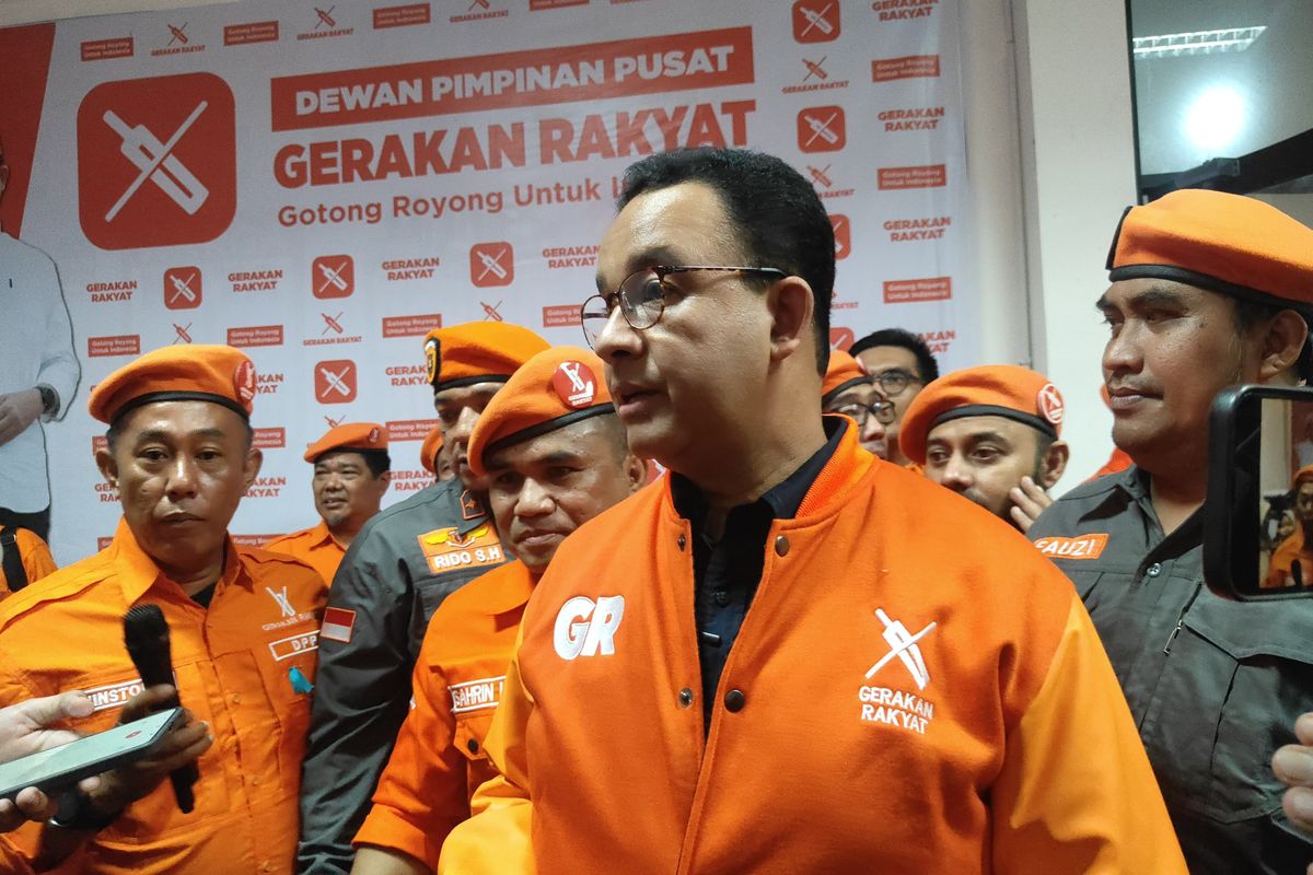 Anies Baswedan Hadir dalam Deklarasi Ormas Gerakan Rakyat