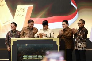Prabowo Luncurkan “Bullion Bank” Pertama di Indonesia