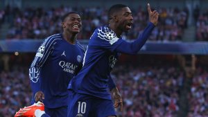 Dembele Cetak Gol, PSG Tekuk Arsenal di Semifinal Liga Champions