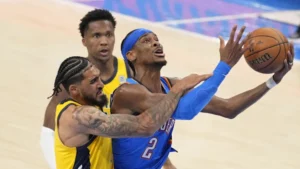 Oklahoma City Thunder Tumbangkan Pacers, Samakan Kedudukan 1-1 di Game 2
