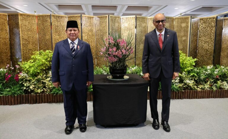 Kunjungan ke Singapura, Prabowo Abadikan Nama Ibunda dalam Anggrek