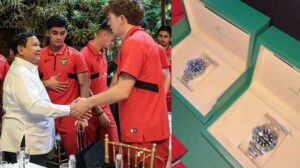 Prabowo Hadiahi Pemain Timnas Jam Rolex dari Uang Pribadi, Bukan Anggaran Negara