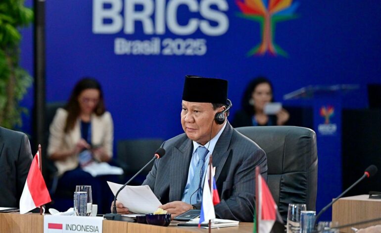 Prabowo Usulkan BRICS Jadi Penggerak Kerja Sama Ekonomi Selatan
