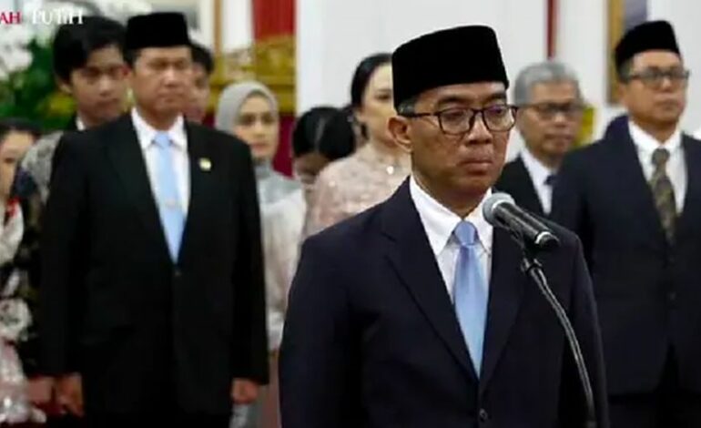 Prabowo Lantik Brian Yuliarto sebagai Kepala Badan Industri Mineral