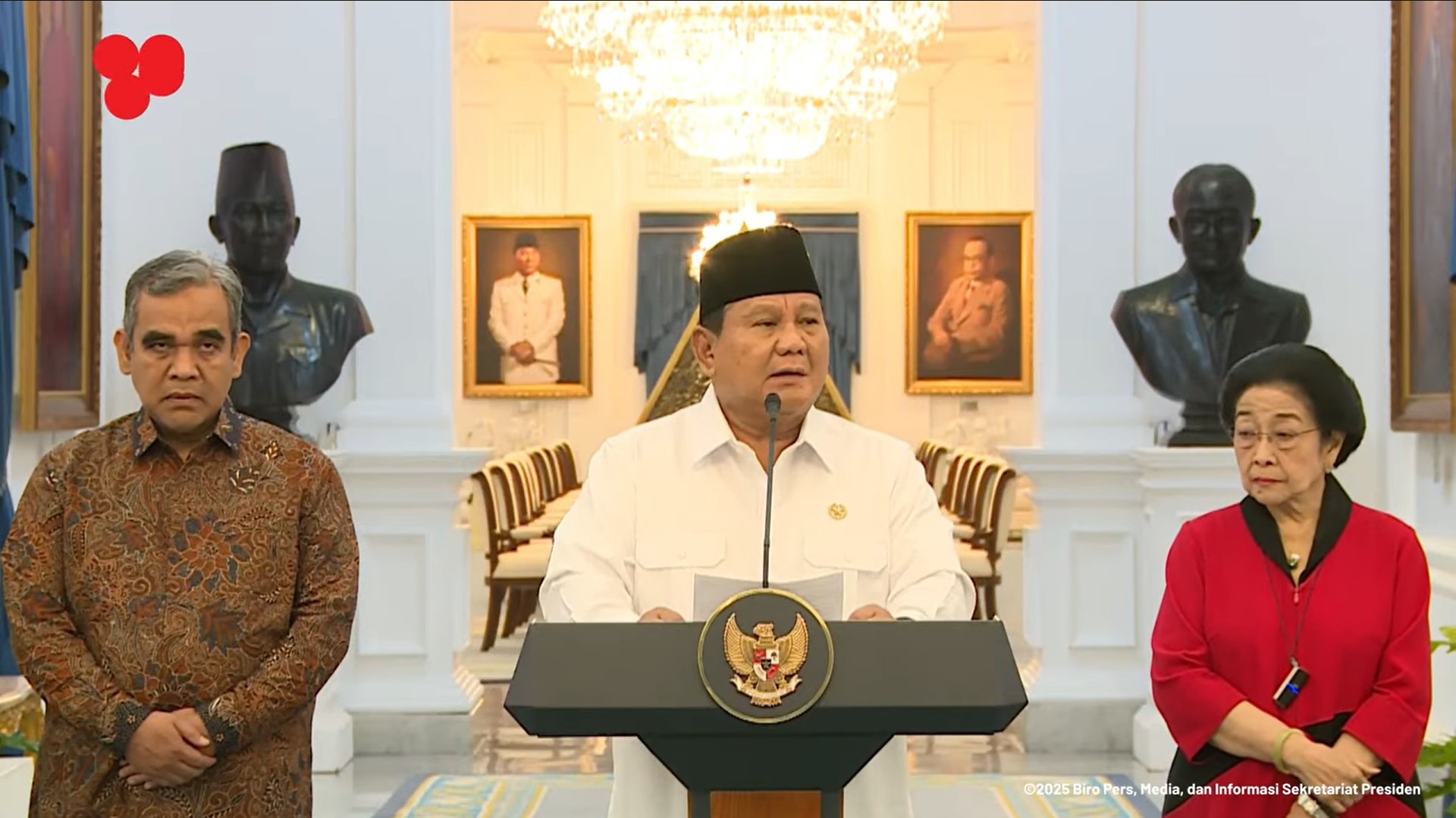 Ini Keterangan Lengkap Prabowo Usai Rapat dengan Ketum-ketum Parpol dan Kabinet Merah Putih
