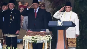 Presiden SBY dan Jokowi Hadiri Upacara HUT ke-80 RI di Istana Merdeka