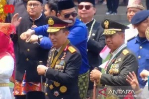 Lagu “Tabola Bale” Bikin Kapolri hingga Panglima TNI Goyang di HUT ke-80 RI