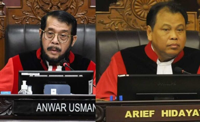Anwar Usman dan Arief Hidayat Segera Pensiun dari MK, Sudah Bersurat ke DPR