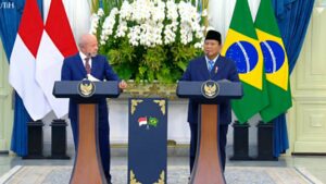 Candaan Prabowo ke Presiden Brasil Soal 3 Periode: Kalau Kita Enggak Boleh