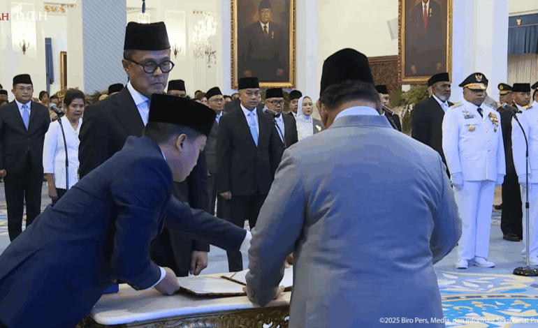 Presiden Lantik Dony Oskaria Jadi Kepala BP BUMN
