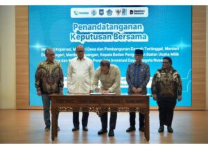 Pemerintah Teken SKB Percepatan Pembangunan Koperasi Desa Merah Putih