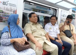 Prabowo Subianto Resmikan Stasiun Tanah Abang Baru