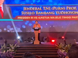 SBY Ingatkan Demokrat Tidak Tambah Beban Bangsa dan Jadi Bagian dari Solusi Bersama Prabowo