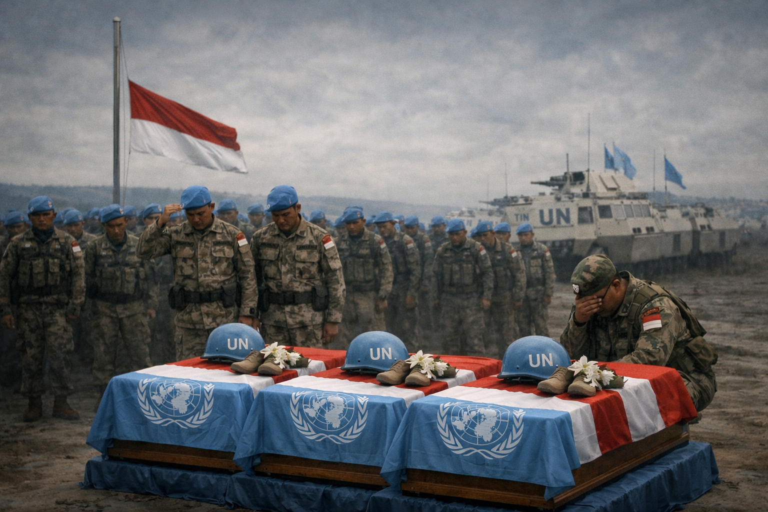 Gugur Lagi! Total 3 Prajurit TNI Tewas di Lebanon