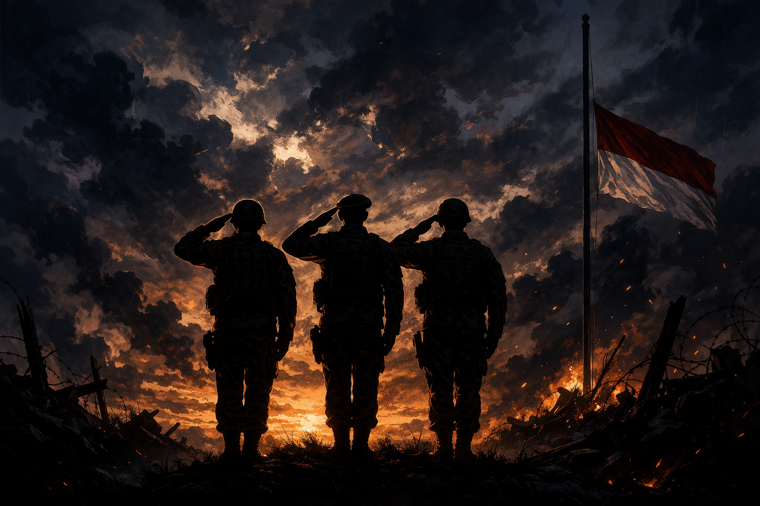 Kemhan Konfirmasi Tiga Prajurit TNI Gugur Saat Jalankan Misi PBB