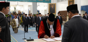 Liliek Priabawono Adi Dilantik Jadi Hakim MK Gantikan Anwar Usman