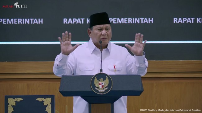 Prabowo Nilai 1,5 Tahun Pemerintahannya Sudah Terbukti Efektif di Tengah Badai Global