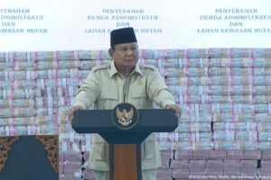 Ungkap Rp 39 Triliun Uang Koruptor Nganggur, Prabowo:  Mungkin Dia Banyak Istri Muda….