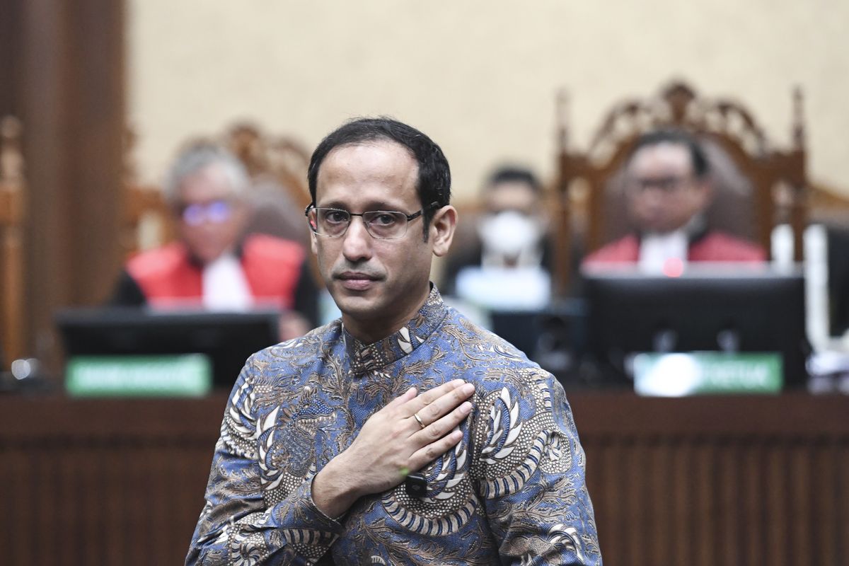 Nadiem Makarim Divonis 10 Tahun Penjara dalam Kasus Korupsi Pengadaan Laptop Chromebook
