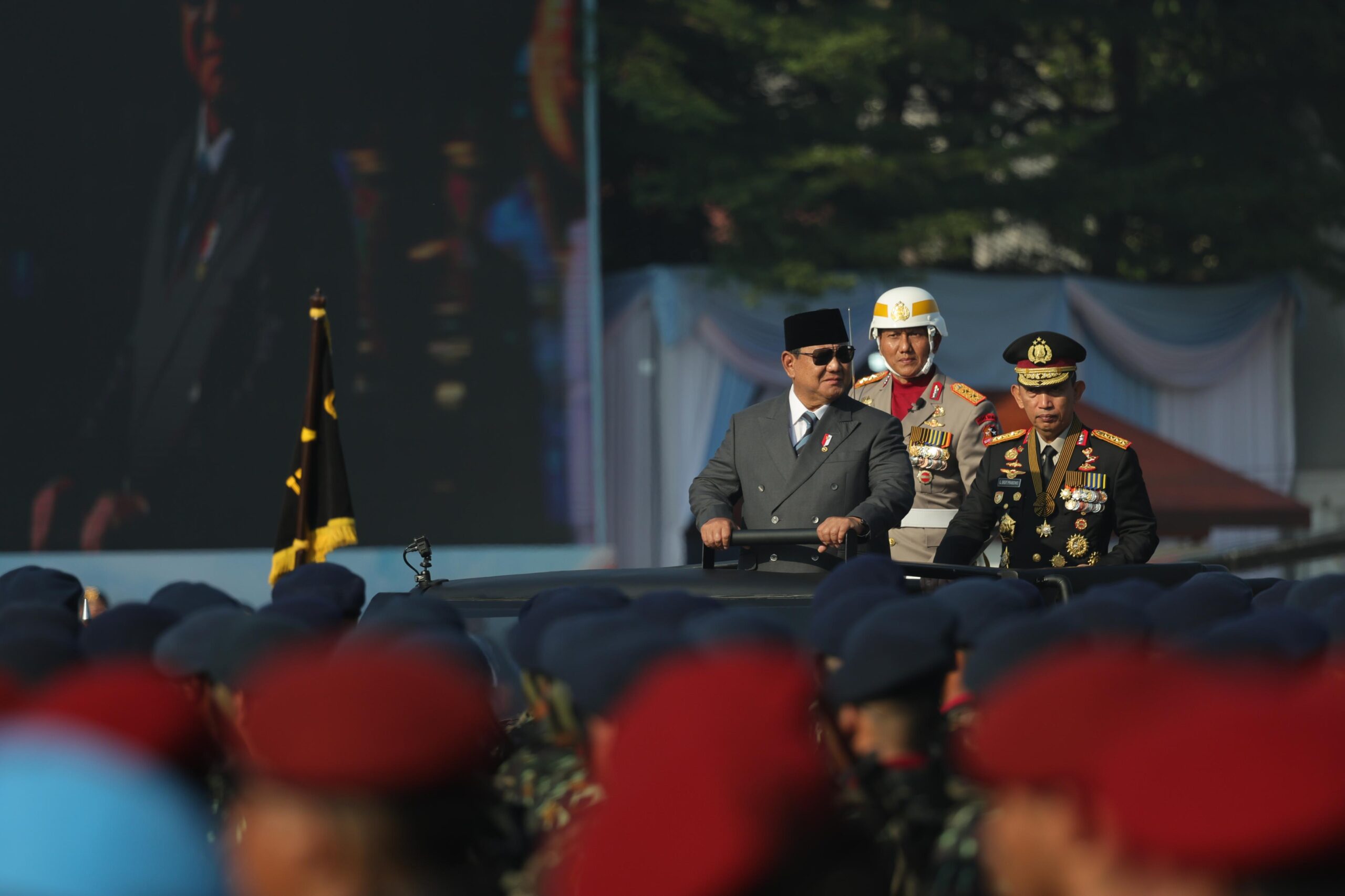 Pimpin HUT Ke-80 Bhayangkara, Prabowo Beri 6 Pesan untuk Polri