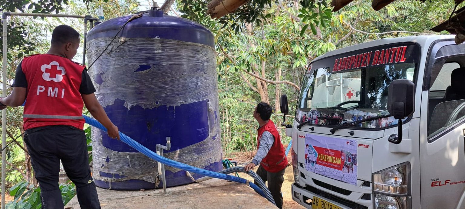 PMI DIY Siagakan 6 Truk Tangki Air Bersih untuk Warga Terdampak El Nino