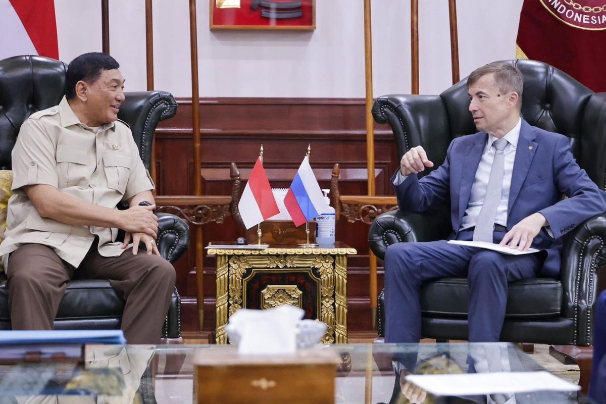 Dubes Rusia Temui Menhan Sjafrie saat Prabowo ke Rusia, Bahas Penguatan Kerja Sama Pertahanan