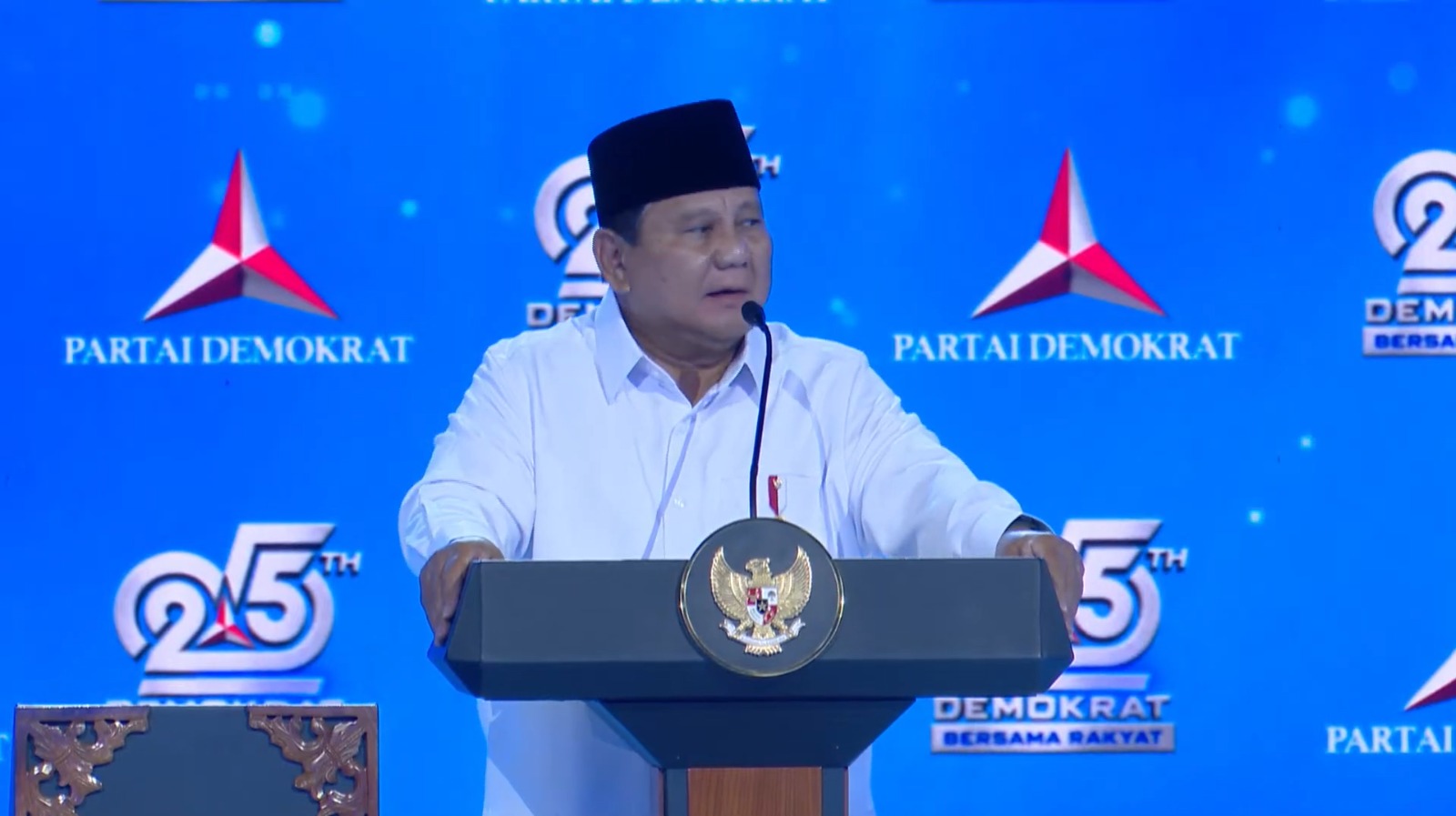 Prabowo Apresiasi Pidato AHY: Sistematis, Tegas, dan Bagian dari Demokrasi