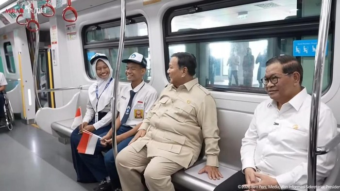Prabowo Resmikan LRT Jakarta Rute Kelapa Gading-Manggarai Hari Ini, Jajal Bersama Pelajar Sekolah