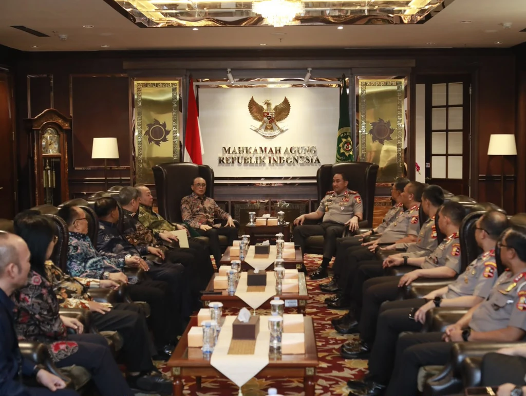 Kapolri Sambangi MA, Suyudi: Agar Criminal Justice System Lebih Solid