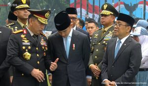 Sebelum Diganti, Listyo Sigit Masih Dampingi Prabowo dan Gibran di Upacara Hari Kesaktian Pancasila