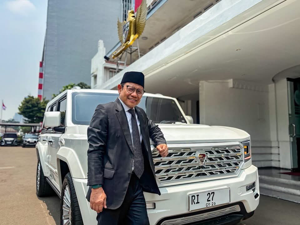 Tinggalkan Mobil Lama, Cak Imin Mulai Gunakan Maung Garuda sebagai Kendaraan Dinas