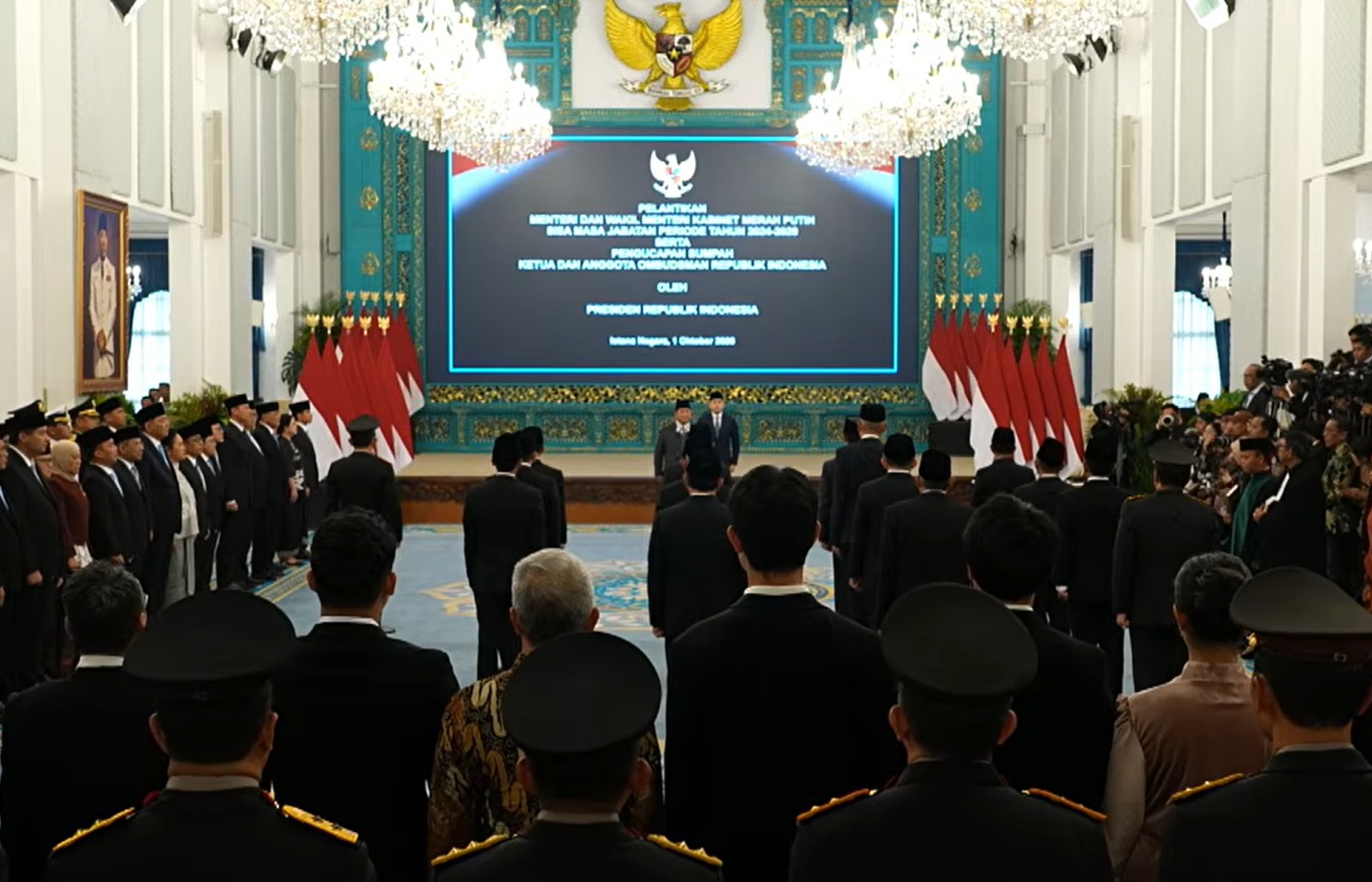 Ini Daftar Pejabat yang Dilantik Prabowo Saat Reshuffle Kabinet 1 Oktober 2026